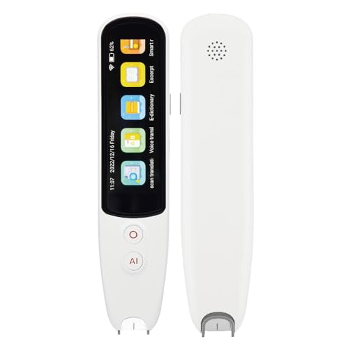 Pen Scanner, Text to Speech Device for Dyslexia, OCR Digital Highlighter Reader Pen, Exam Reading Pen, Bluetooth Langage Translator, No Monthly Fee