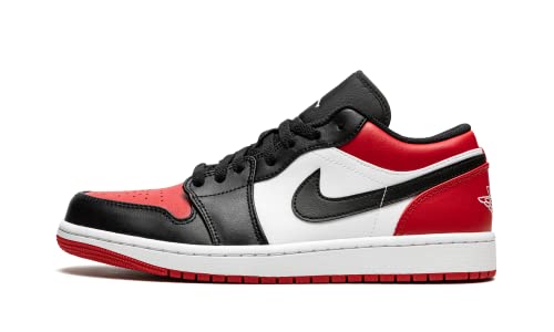 Nike Jordan Mens Air Jordan 1 Low 553558 612 Bred Toe - Size 14 Gym Red White black