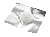 100 Pack - CleverDelights Silver Coffee Bags with Degassing Valve - 5 Pound Bags - Retail Packaging