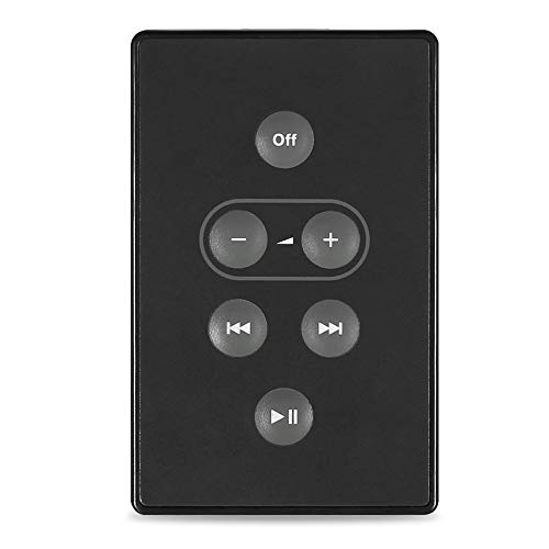 CHUNGHOP New Replacement Remote Control Compatible with Bose SoundDock Series I Digital Music System Replacement Controls System Volume & Basic iPod Functions Black (with CR2032 Battery)