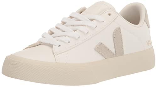 Veja Women's Campo Sneakers, Extra White/Natural Suede, 6 Medium US