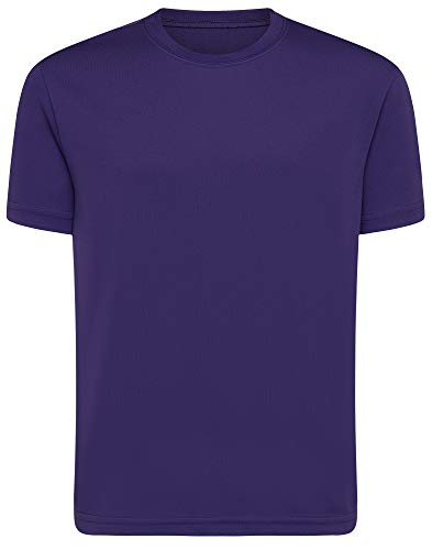 Opna Youth Boys Dri Fit Athletic T Shirts for Boys & Girls Sports Undershirt – Youth & Teen Sizes Purple-L