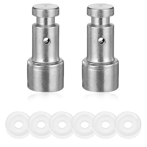 2 Pcs Universal Float Valve Seal for Pressure Cookers Replacement Parts with 6 Sealer Gasket Instant Pressure Valve Power Pressures Cooker Accessories for XL, YBD60-100, PPC780, PPC770, PPC790