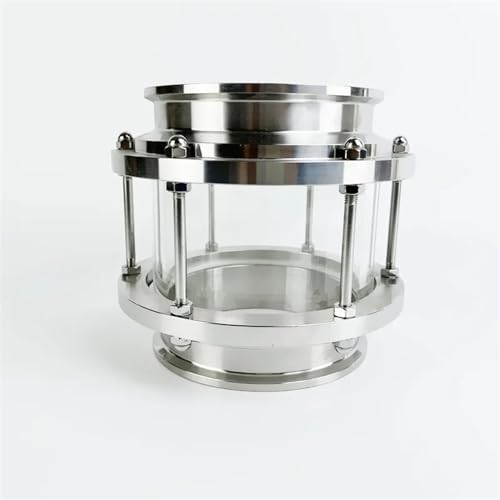 6" (154mm) Flange167mm Tri Clamp Sanitay Flow Sight Glass Diopter SS304 Stainless Steel Fitting
