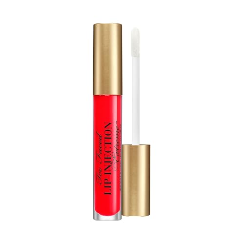 Too Faced Lip Injection Extreme Lip Plumper | Long Lasting Lip Plumping Serum, 0.14 Fl Oz, Strawberry Kiss