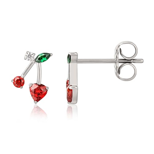 Limerencia F136 Hypoallergenic Implant Grade Cubic Zirconia Pure Titanium Studs,G23 Small Dainty Earrings for Women's Sensitive Ears