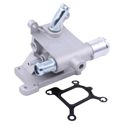 ApplianPar Aluminum Engine Coolant Thermostat Housing Water Outlet for Mazda 3 2.0L 5 2.5L 2012-2015