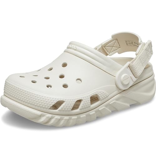 Crocs Unisex-Child Duet Max II Clog, Stucco, 11 Little Kid