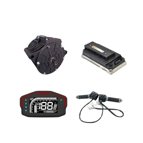 Mid Drive Motor Power Train Kit with Motor Controller QS 138 3000W V2 72V 100KPH(Belt Shaft)