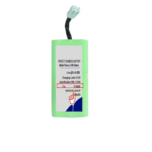 HQCUZZY 3000mAh NR49AA800P Battery ，Compatible for Philips FC8800 FC8802 ，Vacuum Robot Vacuum Cleaner Pack Replacent