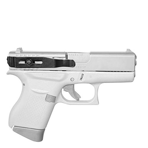 ClipDraw Gun Clip, Low Profile Slim Concealed Carry Easy Install American Made (G43/43X/48 (Adjustable))