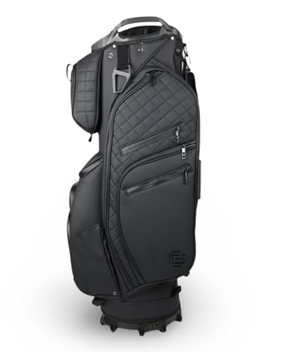 Detroit Golf Co. Luxury Golf Cart Bag – 14 Way Divider, 12 Pockets, Lightweight Construction – Premium Golf Bag for Superior Organization, Comfort, and Durability on The Course