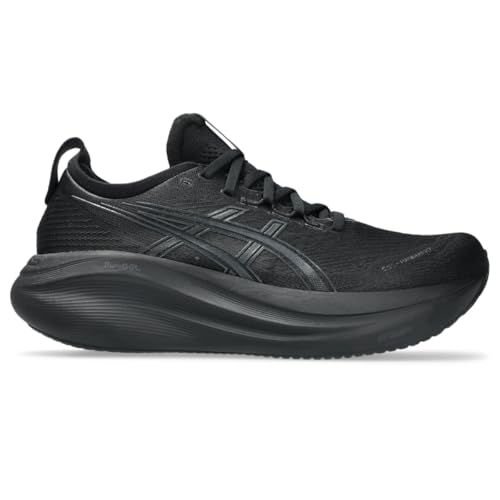 ASICS Men's Gel-Nimbus 27 Running Shoes, 10.5, Black/Graphite Grey
