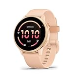 Garmin vívoactive® 6, Health and Fitness GPS Smartwatch, AMOLED Display, Up to 11 Days of Battery, Metallic Pink Dawn with Pink Dawn Band