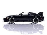 1995 Supra Black 1/24 Diecast Model Car by Jada 33380