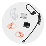 Radio Earpiece for Motorola APX Series, EP1334QR-PTT Quick Release Hawk Lapel Mic, Police Surveillance Headset, Includes Exclusive Accessory Pack