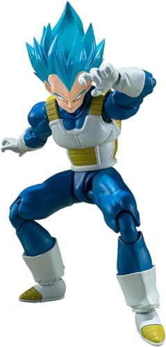 TAMASHII Nations - Dragon Ball Super - Super Saiyan God Super Saiyan Vegeta -Unwavering Saiyan Pride- S.H.Figuarts Action Figure