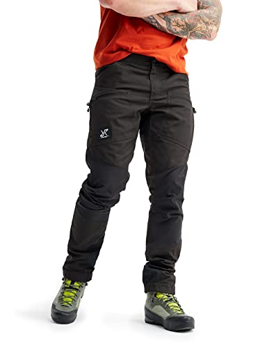 RevolutionRace Men's Nordwand Pro Pants, Durable and Ventilated Pants for All Outdoor Activities, Jet Black - X-Large