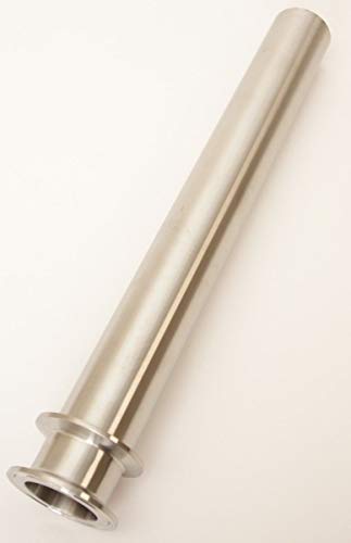 Dip Splash Tube | Tri Clamp 2 in. x 1.75 in. Tube x 15 in. Long - Stainless Steel 304 - Glacier Tanks - (2 Pack)