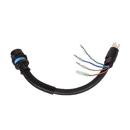 Boat Motor 84-896539T01 Ignition Wire Adapter Harness Assembly for Mercury Mariner Quicksilver Mercruiser Outboard Engine Remote Control Box, 14 Pins to 8 Pins, 1ft /0.31m