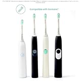 booheads Sonibio - Plant-Based Electric Toothbrush Heads - Sustainable BPA-Free Electric Toothbrush Heads Compatible with Sonicare* 4PK