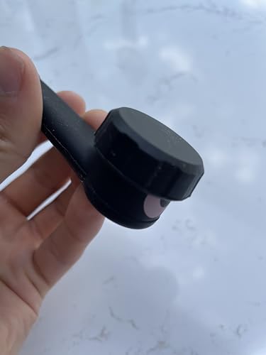 Silicone Capped Black Straw - Unbreakable Pocket Travel Size - Seal Cap For On The Go Storage