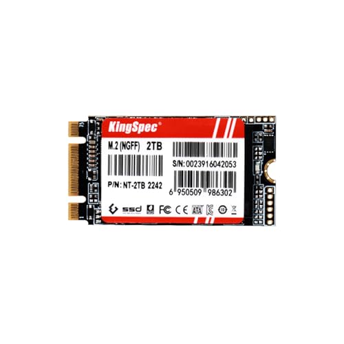 KingSpec NT Seriese 2TB M.2 2242 SATA SSD,Sata3 6Gb/s Internal Solid State Drive, for Ultrabook & Laptop & Desktop