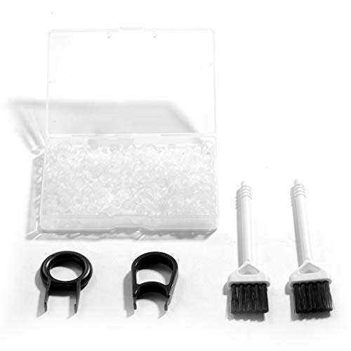 Litorange Silicone 500PCS 40A Clear Universal O-Ring Switch Dampeners Keycap Sealing Gasket Washer (Better Than Rubber) for Cherry MX Switch Keyboard and Mechanical Keyboard Keys Dampers