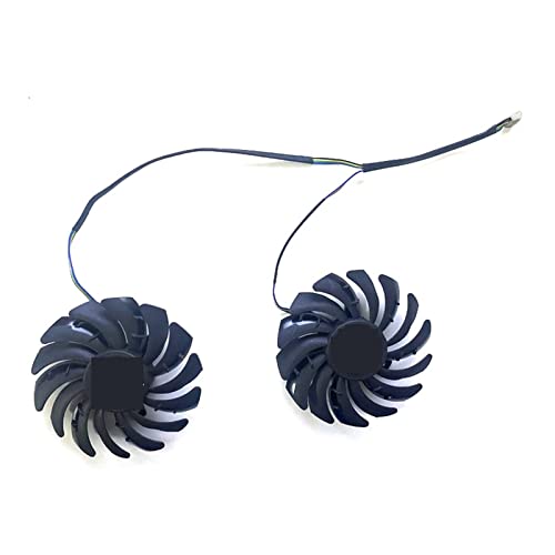 REMSEY 2PCS 85MM PLD09210S12HH 4PIN RX580 GPU Fan Compatible for MSI RX 470 480 570 580 for Armor P106-100 GTX1660TI Graphics Video Card Cooling Fans Kindly