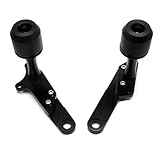 MZS Motorcycle Frame Sliders, Compatible with CBR500R CB500X CB500F 2019-2024 CNC Aluminum Falling Crash Protector Engine Crash Pad Accessories No Cut Kits Black