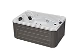 Luxury Spas Cashmere 2 Person Deluxe Rectangular White Outdoor Spa