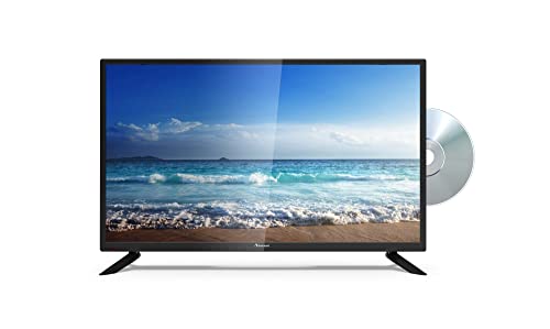Norcent 32-Inch 720P LED LCD HDTV Backlight Flat DVD Combo TV, VGA USB HDMI Digital TV Tuner Cable, Build-in DVD Player N32-D1 Year 2023 Upgrade