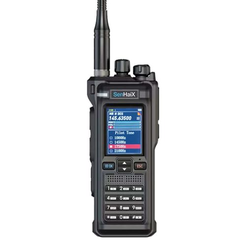 ANYSECU SenHaix High Power 10 Watts Output UHF VHF Full Band GT-12 Analog Two Way Radios with Type c Charger Support App Program on Cellphone