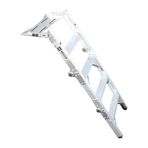 Westin 10-3000 Truck-Pal Tailgate Ladder,Silver