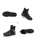 BORLENI Motorcycle Boots Street Riding Shoes Anti-Slip Outdoor Trekking Hike Work Shoes for Men