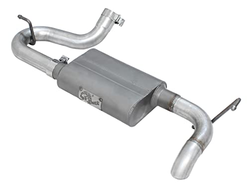 aFe (49-08046) Scorpion 2-1/2" Aluminized Hi-Tuck Axle-Back Exhaust System for Jeep Wrangler JK V6-3.8/3.6L Engine