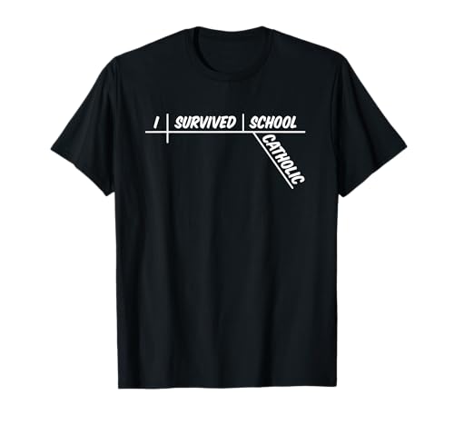 I Survived Catholic School Diagraming Sentences Shirt T-Shirt