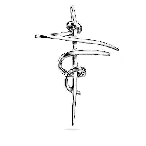 SALE! Cross Sterling Silver 925 Pendant Minimalistic Design Religious Unisex Jewelry