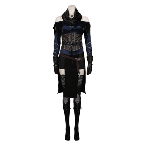 Yennefer of Vengerberg Cosplay Costume for Women Girls Men Adult Anime Outfit Halloween Party Stage Performance Clothes (Customized)