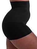 SHAPERMINT High-Waisted Shaper Boyshort - Shaping Underwear for Women - High Compression Tummy Control Shorts for Women Black