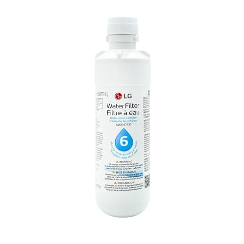 LG LT1000P - 6 Month / 200 Gallon Capacity Replacement Refrigerator Water Filter (NSF42, NSF53, and NSF401) ADQ74793501, ADQ75795105, AGF80300704, or AGF80300705 White