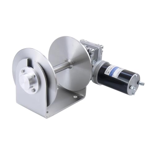 CAARLA Electric Anchor Winch Marine Boat Yacht 316L Stainless Steel Drum Winch Anchor Winch 12V 600W/900W for Boats Up to 8m / 26ft(900W)