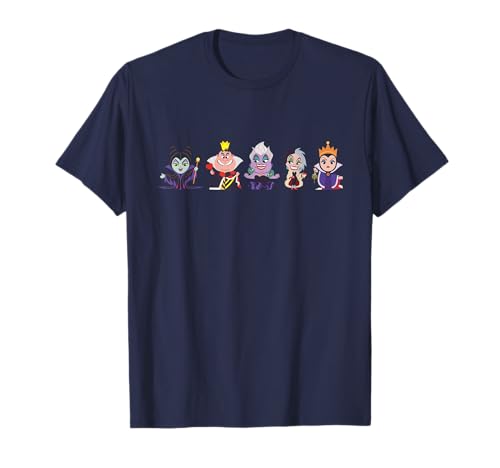 Disney Villains Kawaii Chibi Evil Queens T-Shirt