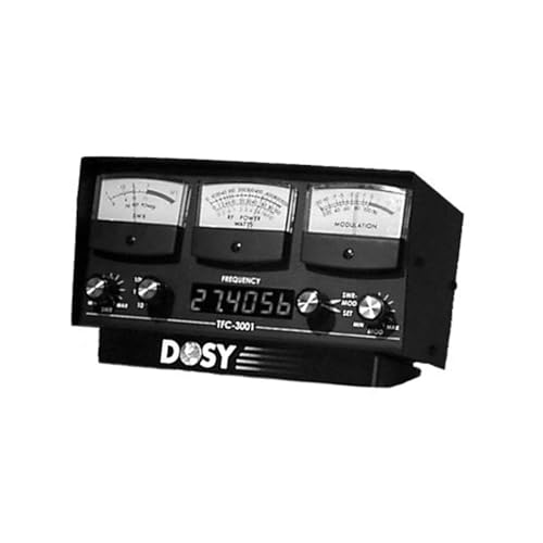 Dosy TFC-3001 Cb Ham Radio SWR Watt Meter with AM Frequency Counter