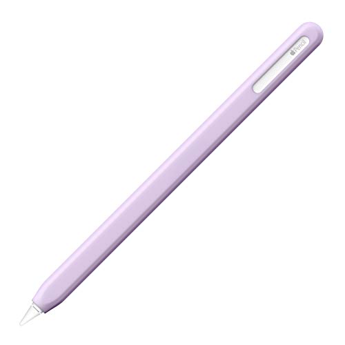 UPPERCASE Designs NimbleSleeve Premium Silicone Case Holder Protective Cover Sleeve Compatible with iPad Apple Pencil Pro and 2nd Generation Only (Purple)