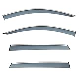 MMSOWIYG Deflectors for Chevrolet Captiva Sport 2006-2015, Rain Window Shield Visor Guards Cover Impact Resistance Car Accessories