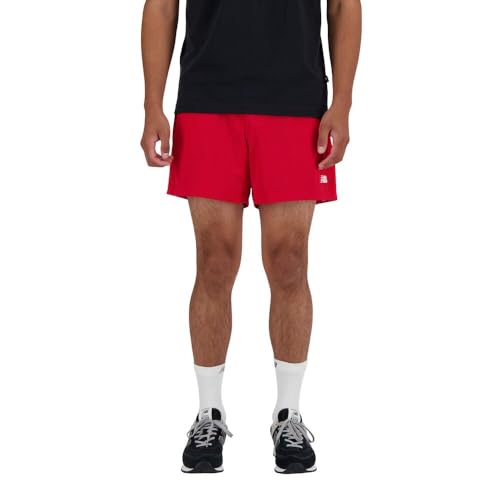 New Balance Men's Sport Essentials Mesh Short 5", Team Red, Large