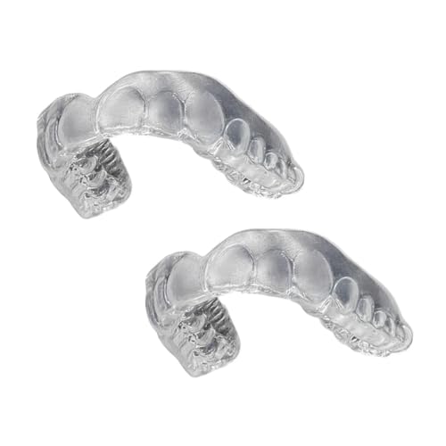 Zero-G Sports Mouthguard 2-Pack, Clear - Adult Size - Dental Grade Custom Fit - Basketball, Football, Soccer, Baseball, Hockey, Lacrosse, Grinding