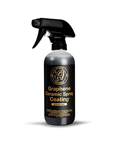 Adam's Polishes Advanced Graphene Ceramic Spray Coating (12oz) - 18+ Month Sprayable Graphene Oxide Ceramic Coating for Cars, Boats, RV's & Motorcycle | Adds Extreme Gloss, Depth, Shine & Protection