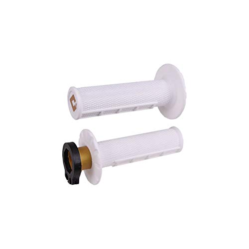 ODI - Grip - Lock-On - Half Waffle - 2T & 4T - White (Pro/Soft)